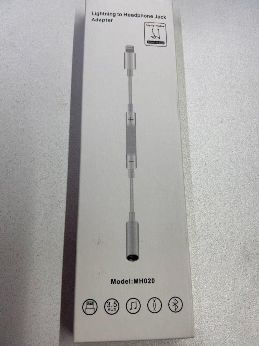 Lightning to 3.5mm Headphone Jack Adapter AUX Cable iPhone Dongle